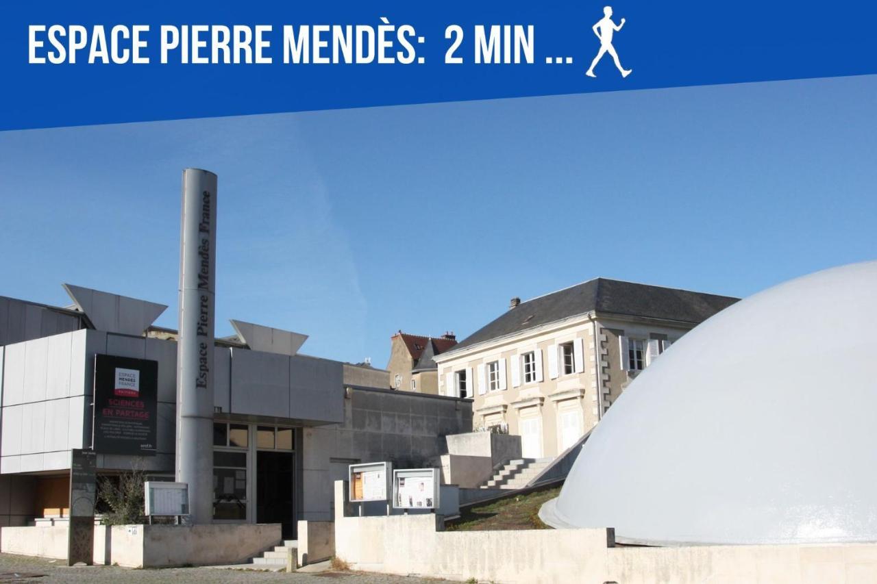 Studio Simplicien *Cosy* Plein Centre Ville De Poitiers *Tv* Wifi *Cafe* Buitenkant foto