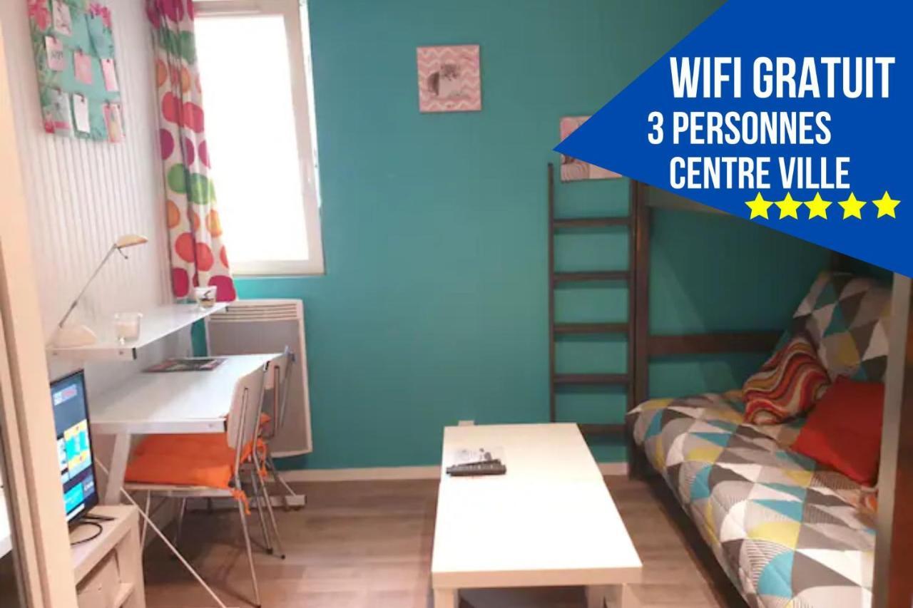 Studio Simplicien *Cosy* Plein Centre Ville De Poitiers *Tv* Wifi *Cafe* Buitenkant foto