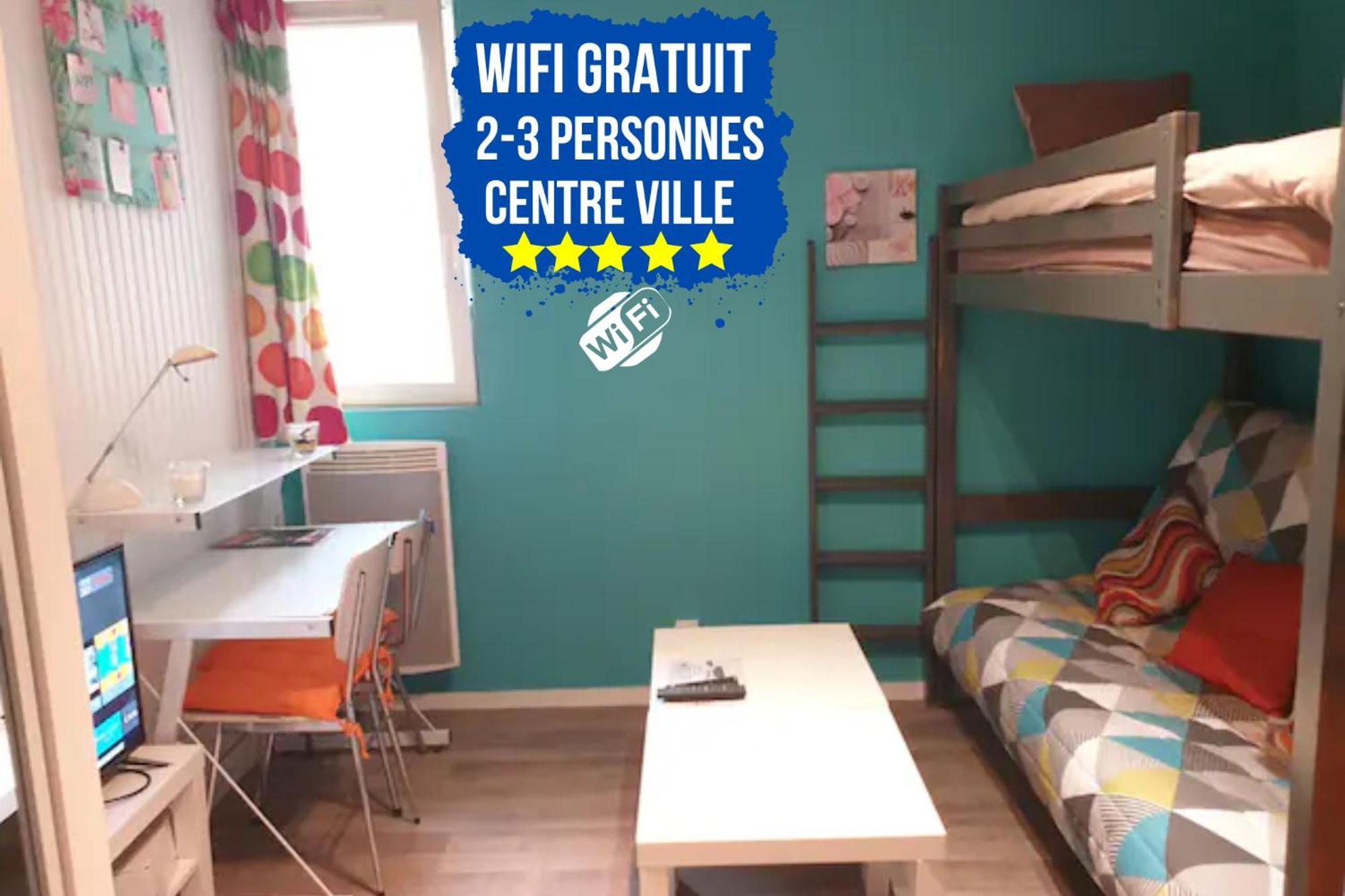 Studio Simplicien *Cosy* Plein Centre Ville De Poitiers *Tv* Wifi *Cafe* Buitenkant foto
